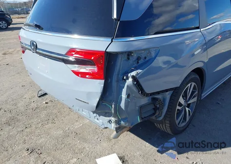 2023 Honda Odyssey Touring from USA, damaged, VIN 5FNRL6H85PB068348